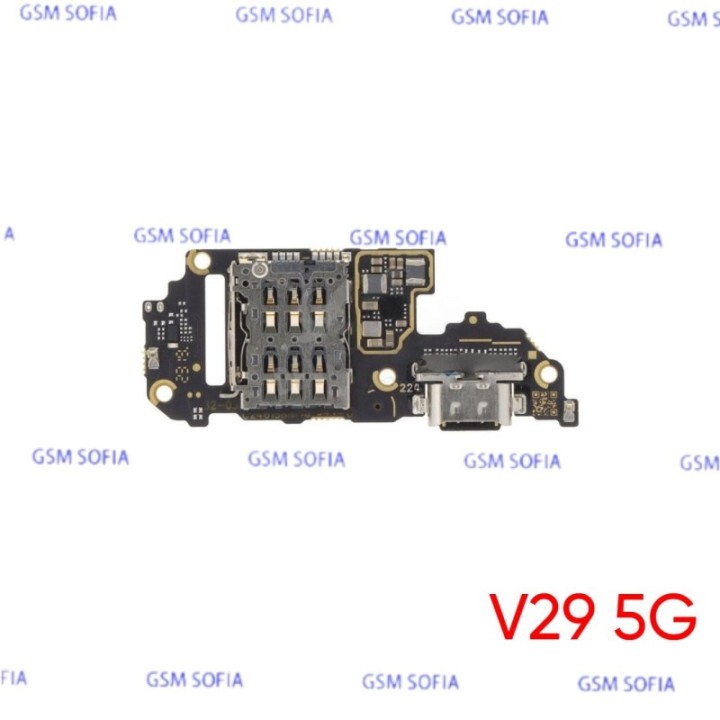 Flex / Placa Con Conector De Carga Y Microfono Para V29 5G
