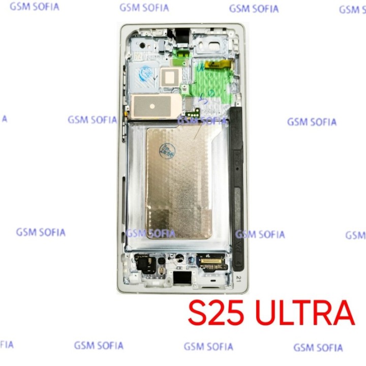 Pantalla Completa Ori Con Marco Para Samsung Galaxy S25 Ultra / S938 - PLATA