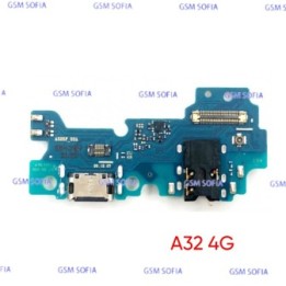 Placa Carga Ori  Tipo C / Jack Audio Para Samsung Galaxy A32 4G
