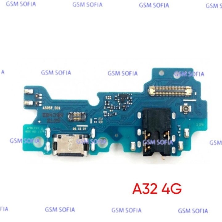 Placa Carga Ori  Tipo C / Jack Audio Para Samsung Galaxy A32 4G