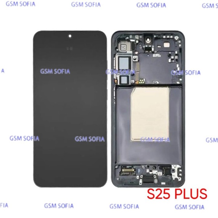 Pantalla Completa Ori Con Marco Para Samsung Galaxy S25 Plus 5G / S936 - Negro