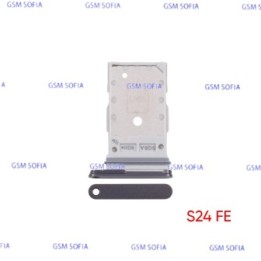 Bandeja sim + SD Para Samsung Galaxy S24 FE S721B - Negro