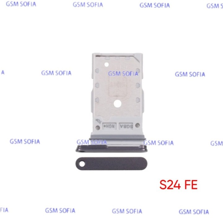 Bandeja sim + SD Para Samsung Galaxy S24 FE S721B - Negro