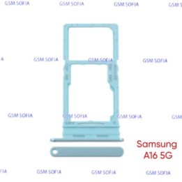 Bandeja Sim Para Samsung Galaxy A16 5G / A166 - Azul Celeste