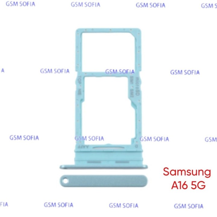 Bandeja Sim Para Samsung Galaxy A16 5G / A166 - Azul Celeste