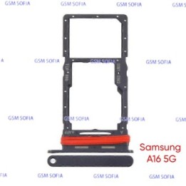 Bandeja Sim Para Samsung Galaxy A16 5G / A166 - Negra