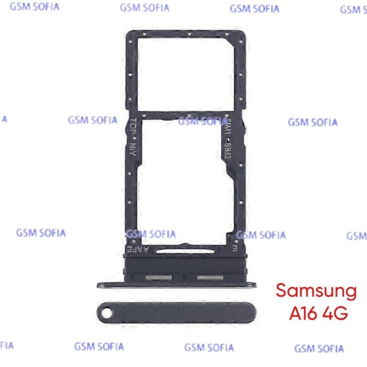 Bandeja Sim Para Samsung Galaxy A16 4G / A165 - Negra