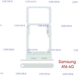 Bandeja Sim Para Samsung Galaxy A16 4G / A165 - Blanca