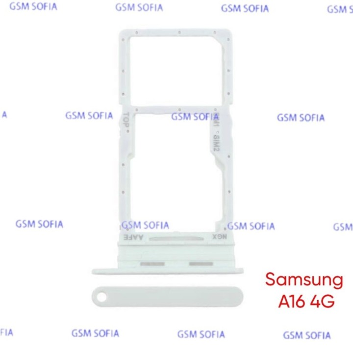 Bandeja Sim Para Samsung Galaxy A16 4G / A165 - Blanca