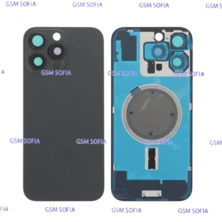 Tapa Trasera Con Soporte Y Iman Para iPhone 16 Pro Max - Negra
