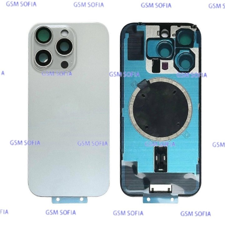 Tapa trasera CON SOPORTE Y Iman Para iPhone 16 Pro Max - Blanco