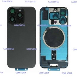 Tapa trasera CON SOPORTE Y Iman Para iPhone 16 Pro - Negra
