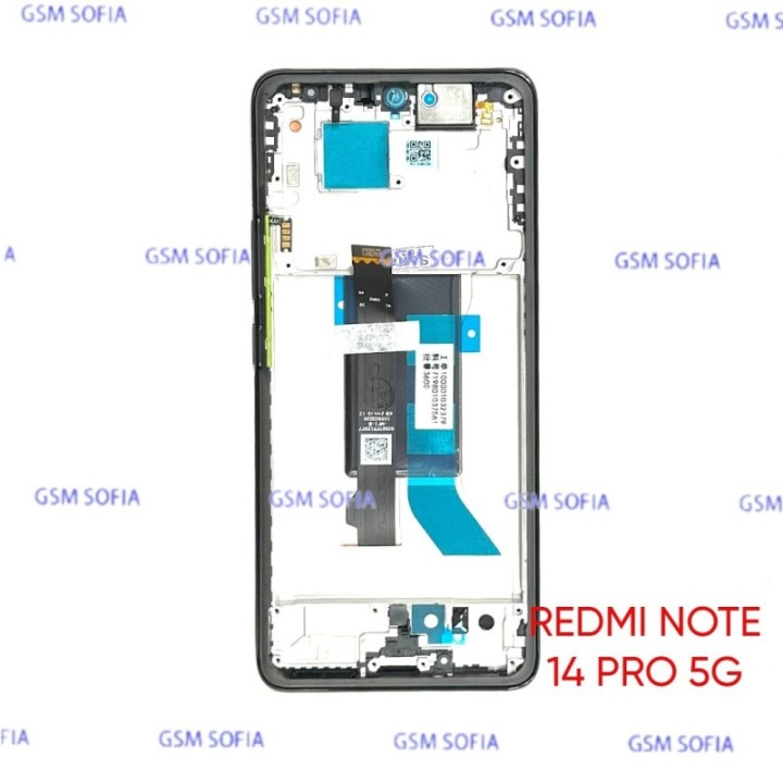 Pantalla Completa Ori Servipack Con Marco Para Redmi Note 14 Pro 5G - Negra