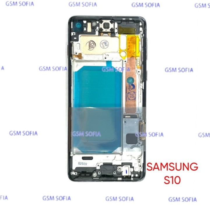 Pantalla Completa Con Marco TFT Para Samsung Galaxy S10 / G973 - Negro