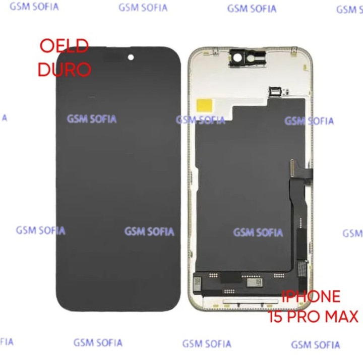 Pantalla Completa Sin Marco OLED DURO Para Iphone 15 Pro Max
