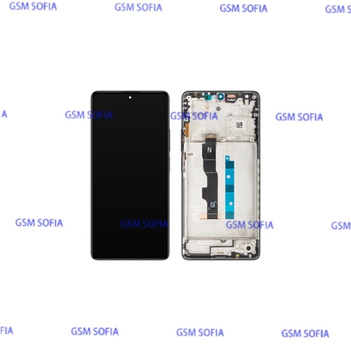 Pantalla completa con marco para Xiaomi Redmi Note 13 5G negra ori
