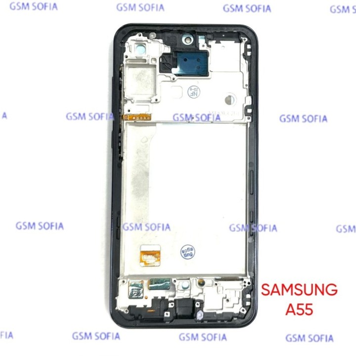 Pantalla Completa TFT con marco Para Samsung Galaxy A55 4G A555 / A55 5G A556 - Negro