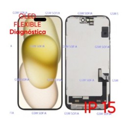 Pantalla completa OLED FLEXIBLE Diagnóstica Para IPhone 15