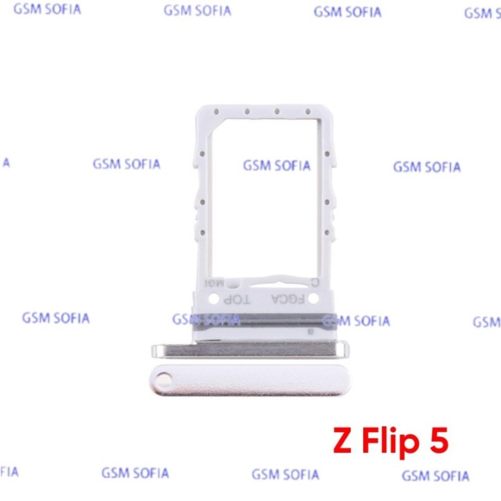 Bandeja sim Para Samsung Galaxy Z Flip 5 5G/ F731B -Plata
