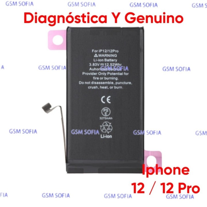 Bateria Diagnóstica Y Genuino Para Iphone 12 / 12 pro