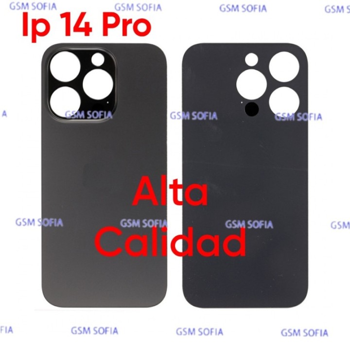 Tapa trasera calidad Extra para iPhone 14 Pro - Negro