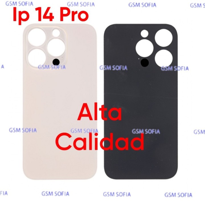 Tapa trasera calidad Extra para iPhone 14 Pro - Oro