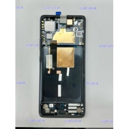 Pantalla para Motolora Edge 30 Fusion Con Marco Negro (Original Service Pack)