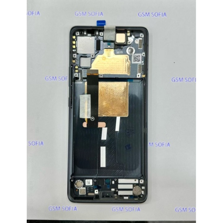 Pantalla para Motolora Edge 30 Fusion Con Marco Negro (Original Service Pack)