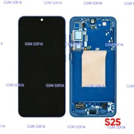 Pantalla Completa ORI CON MARCO Para Samsung S25 / S931-Azul