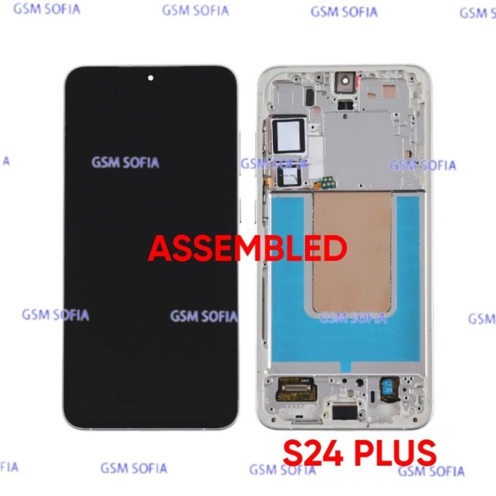 Pantalla Completa ORI CON MARCO ASSEMBLED Para Samsung S24 Plus / S926 - Plata