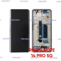 Pantalla Completa ORI CON MARCO Para Xiaomi Redmi Note 14 Pro 5G - Lila