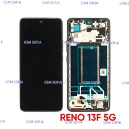Pantalla Completa ORI CON MARCO Para Oppo Reno 13F 5G / Cph2699 - NEGRO