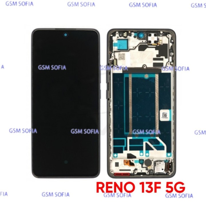 Pantalla Completa ORI CON MARCO Para Oppo Reno 13F 5G / Cph2699 - NEGRO