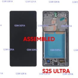 Pantalla Completa ORI CON MARCO ASSEMBLED Para Samsung S25 Ultra / S938B - Negro