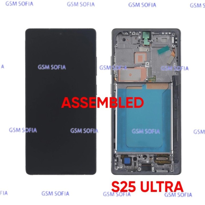 Pantalla Completa ORI CON MARCO ASSEMBLED Para Samsung S25 Ultra / S938B - Negro