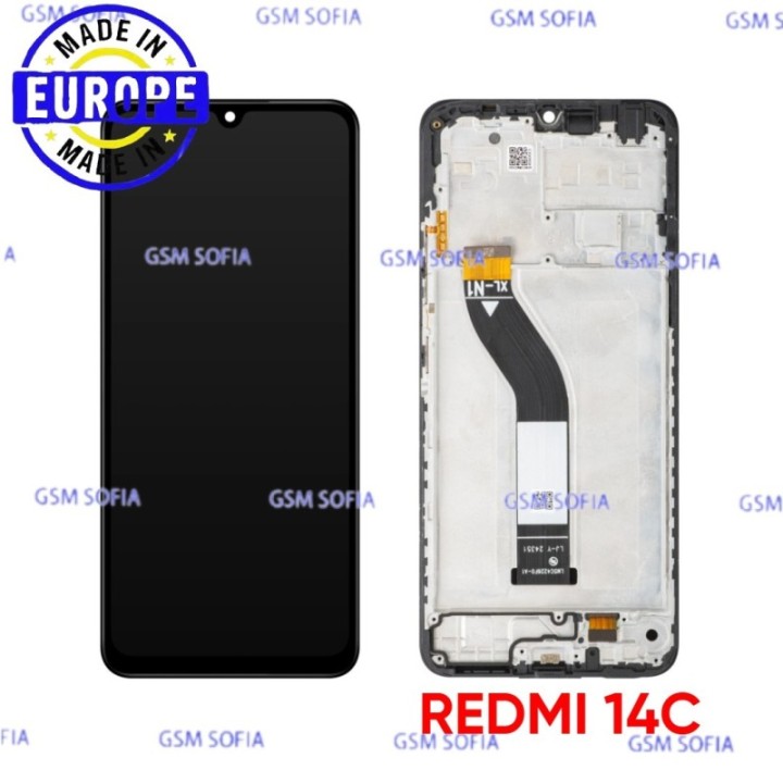 Pantalla Completa Ori Servipack Con Marco Para Xiaomi Redmi 14C / Poco C75 / Redmi A3 Pro