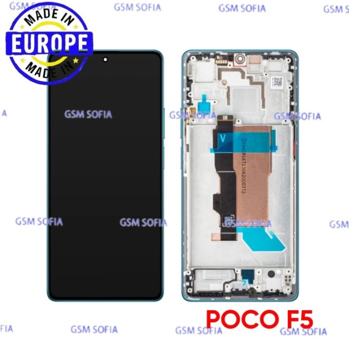 Pantalla Completa Ori Servipack con marco Para Pocophone F5 / Poco F5 - AZUL