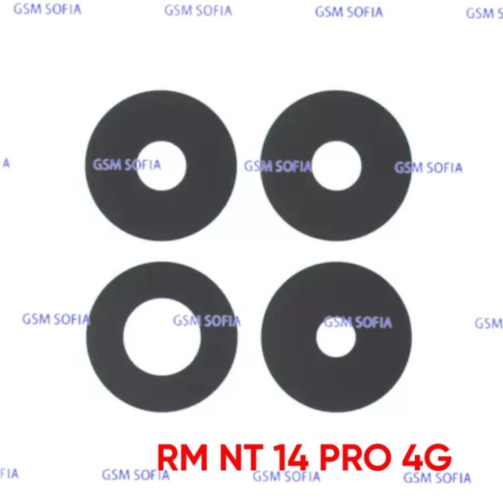 Set de 4 Lente De Camara Para Redmi Note 14 Pro 4G