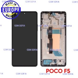 Pantalla Completa Ori Servipack con marco Para Pocophone F5 / Poco F5 - Negro