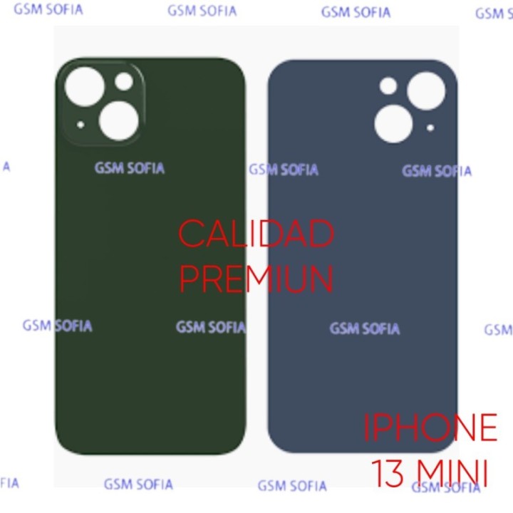 Tapa trasera CALIDAD PREMIUM Para iphone 13 Mini - Verde