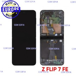 Pantalla Completa Original con Marco Para Samsung Galaxy Z Flip 7 FE / F761B - Negro