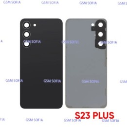 Tapa trasera con Lente Calidad Premium Para Samsung Galaxy S23 PLUS / S916B - Negro