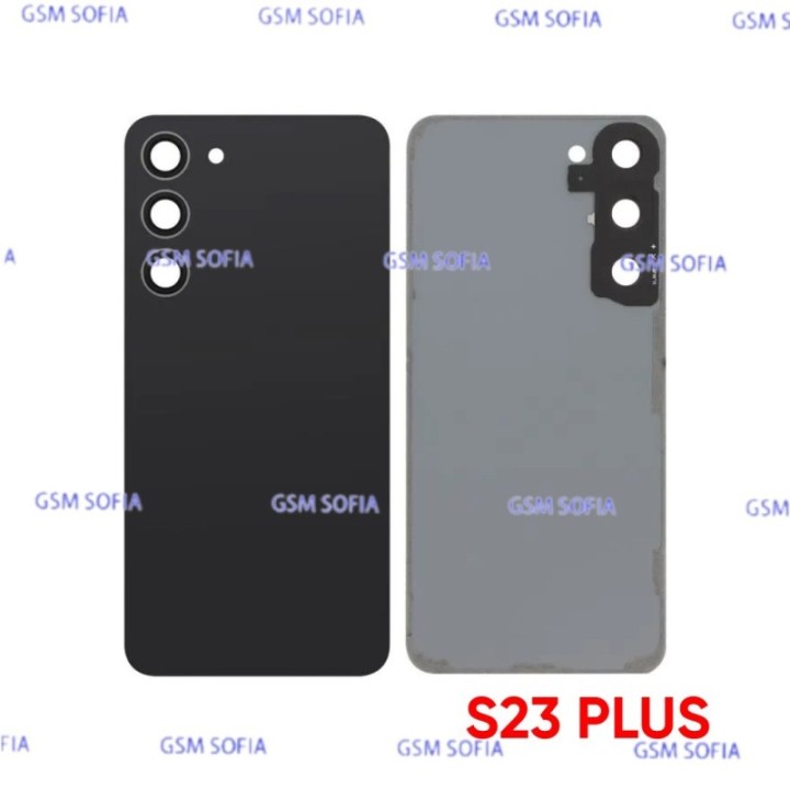 Tapa trasera con Lente Calidad Premium Para Samsung Galaxy S23 PLUS / S916B - Negro