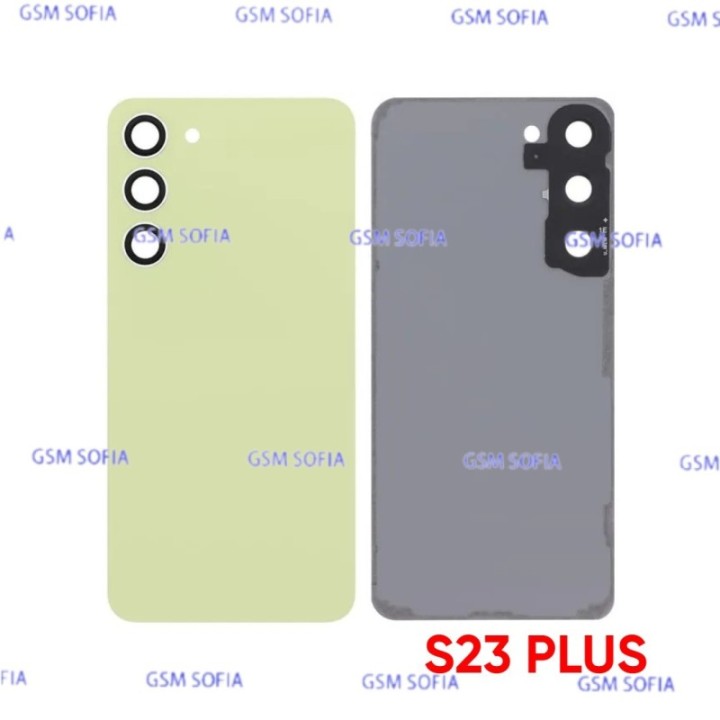 Tapa trasera con Lente Calidad Premium Para Samsung Galaxy S23 PLUS / S916B - Verde Palido