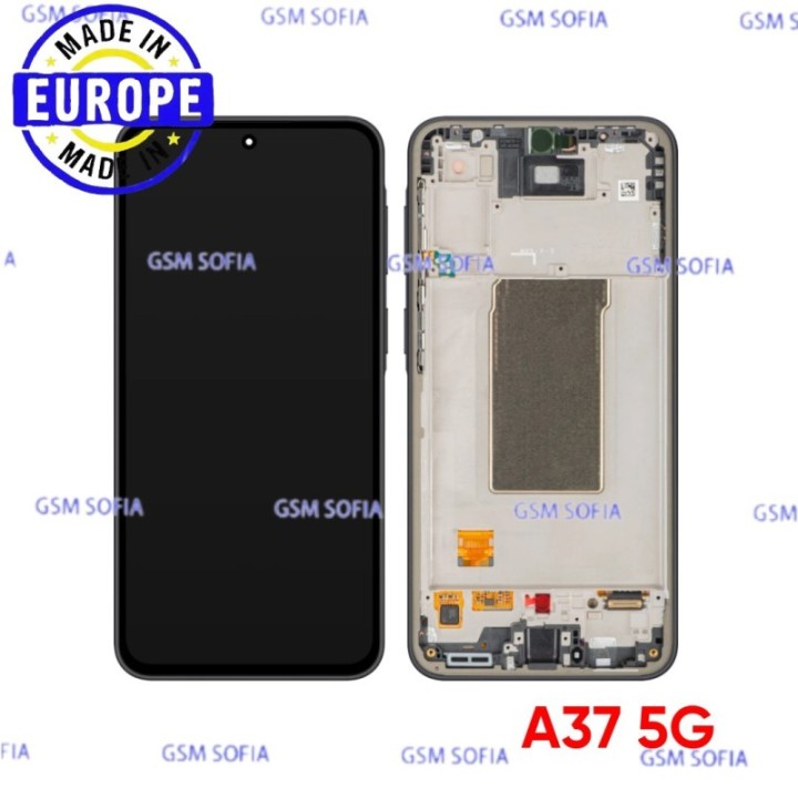 Pantalla Completa Ori Servipack Con Marco Para Samsung Galaxy A37 5G / A376 - Negra