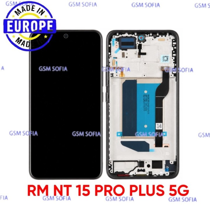 Pantalla Completa Ori Servipack Con Marco Para Xiaomi Redmi Note 15 Pro Plus 5G - Negro