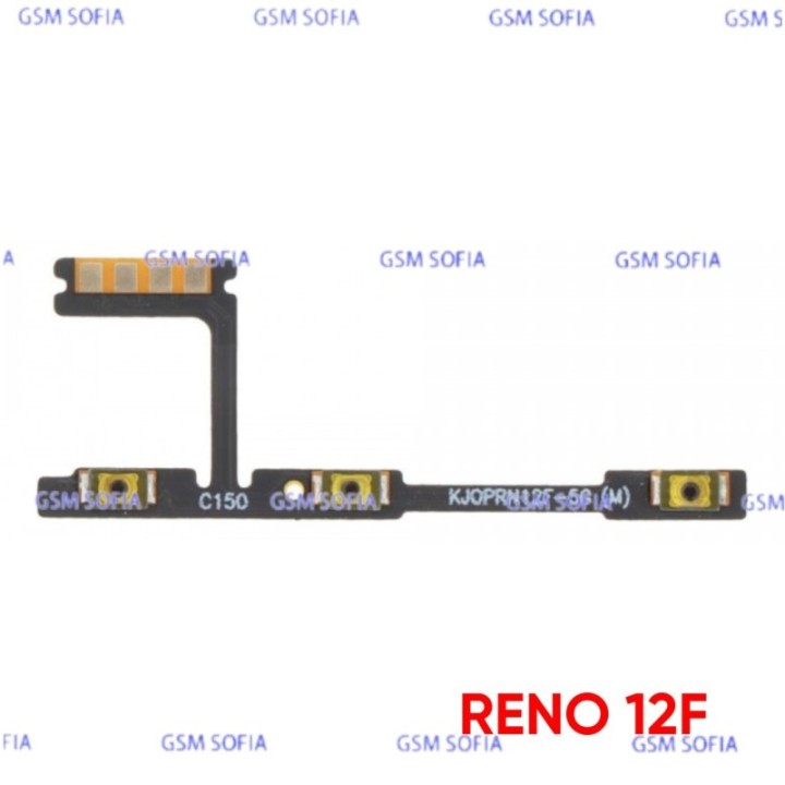 Flex De Encendido + Volumen Para Oppo Reno 12F 4G / 5G