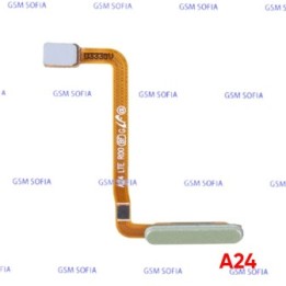 Flex Huella Y Power Para Samsung Galaxy A24 4G / A245F - Verde