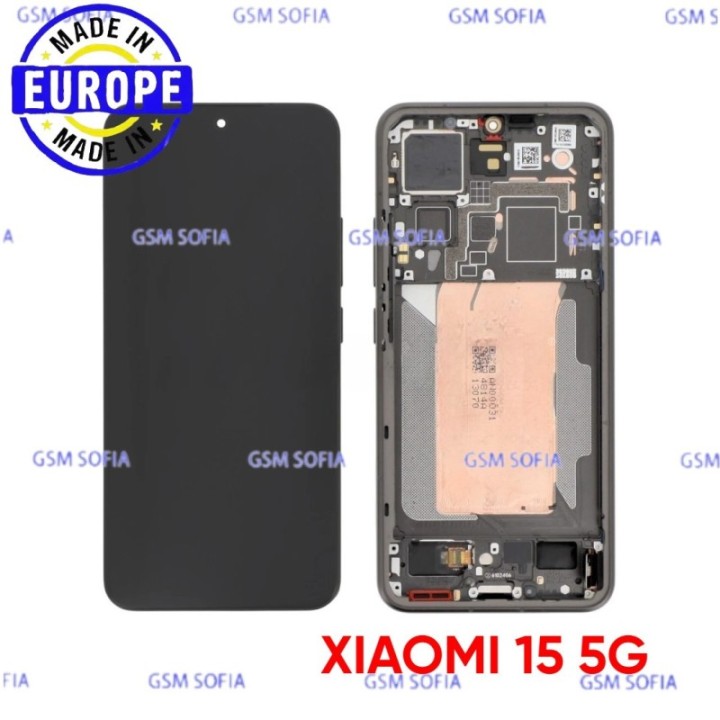 Pantalla Completa Ori Servipack Con Marco Para Xiaomi 15 5G - Negro