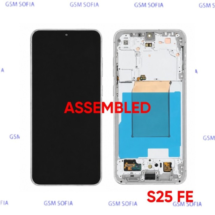 Pantalla Completa Ori Con Marco Assembled Para Samsung Galaxy S25 Fe / S731B - Plata
